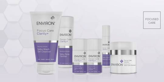 Gamme Focus Care Clarity Environ – Soins ciblés pour une peau nette et lumineuse