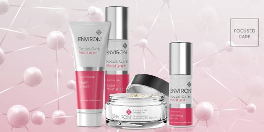Gamme Focus Care Moisture Environ – Hydratation intense pour peaux déshydratées