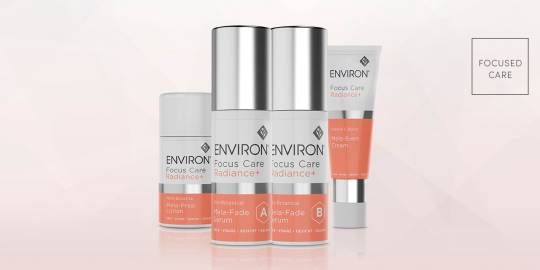 Gamme Focus Care Radiance Environ – Éclat et luminosité pour tous les types de peau